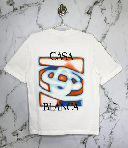Playera 100% Algodón Casa Blanca Cuello Redondo