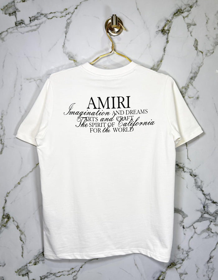 Playera Calidad Alta AMIRI Cuello Redondo