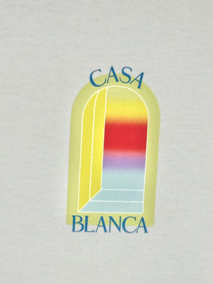 Playera Calidad Alta Casa Blanca  Cuello Redondo