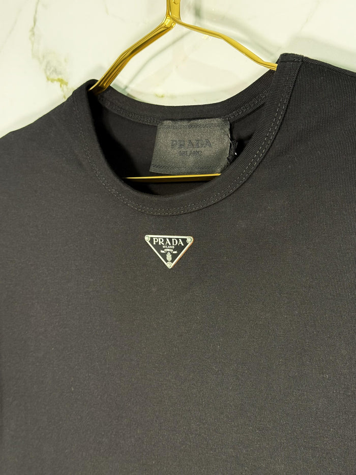 Playera Calidad Alta Prada Cuello Redondo