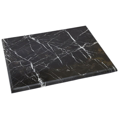 Raised Platform Black Stone Marble Chopping Board - Rectangular 31 x 21cm - Modern Home Interiors