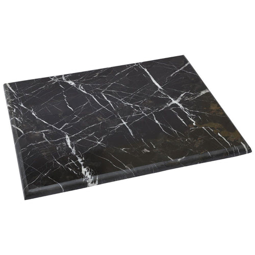 Raised Platform Black Stone Marble Chopping Board - Rectangular 31 x 21cm - Modern Home Interiors
