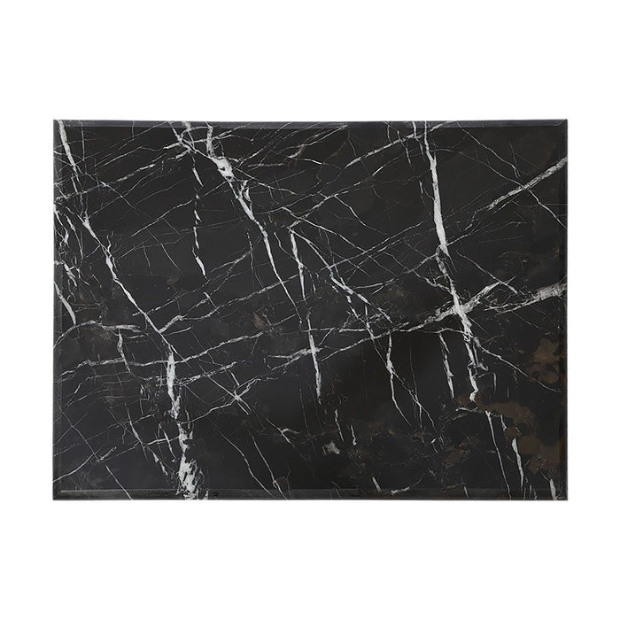 Raised Platform Black Stone Marble Chopping Board - Rectangular 31 x 21cm - Modern Home Interiors