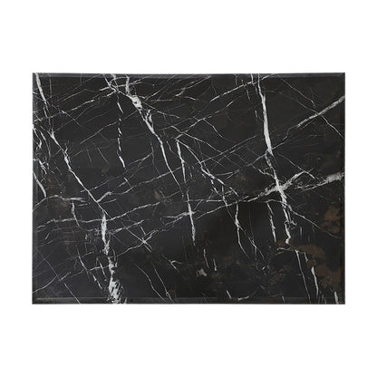 Raised Platform Black Stone Marble Chopping Board - Rectangular 31 x 21cm - Modern Home Interiors