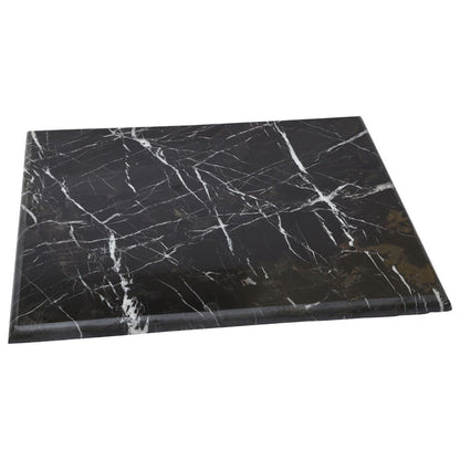 Raised Platform Black Stone Marble Chopping Board - Rectangular 31 x 21cm - Modern Home Interiors