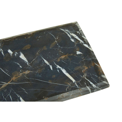 Raised Platform Black Stone Marble Chopping Board - Rectangular 31 x 21cm - Modern Home Interiors