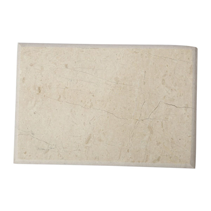 Raised Platform Champagne Stone Marble Chopping Board Rectangular - 45 x 36cm