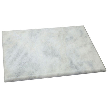 Raised Platform White Stone Marble Chopping Board - Rectangular 31 x 21cm - Modern Home Interiors