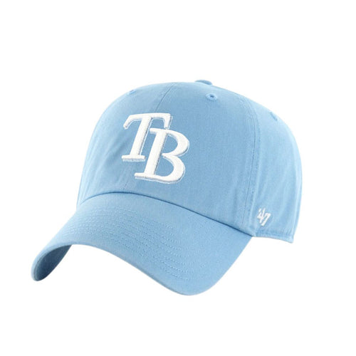Rays '47 Brand Light Blue TB Clean Up Adjustable Hat