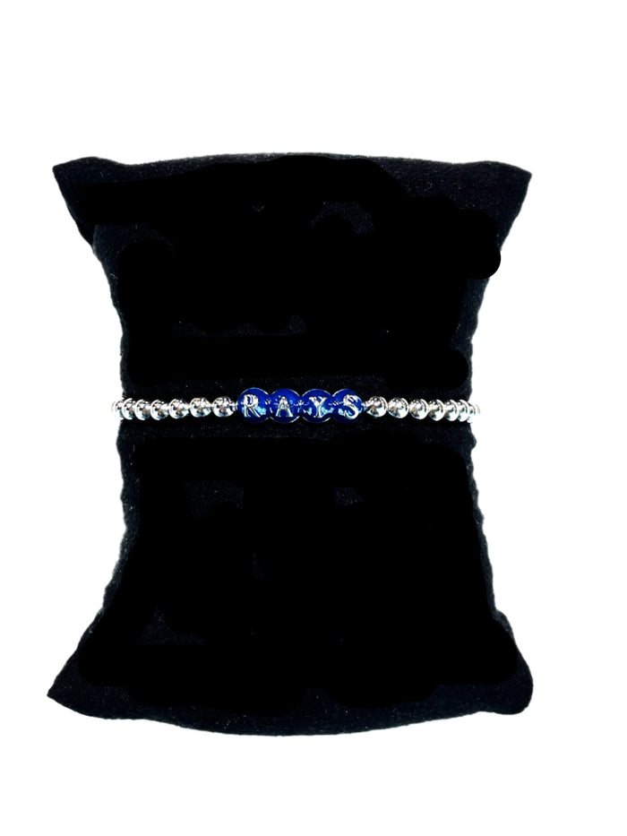 Rays Bijoux The Stretchy Silver Beaded Bracelet