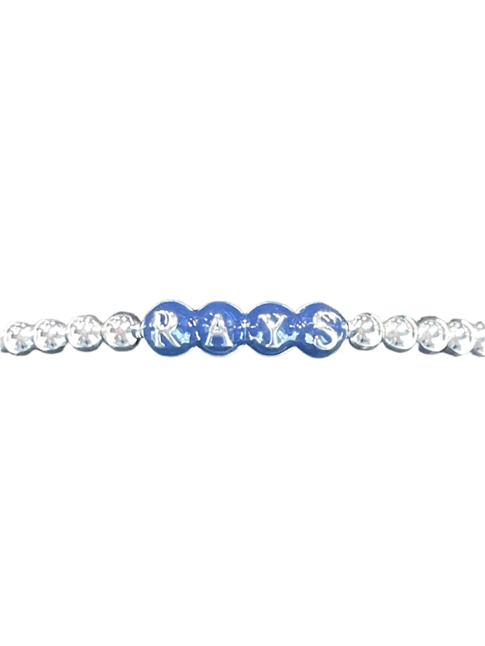 Rays Bijoux The Stretchy Silver Beaded Bracelet