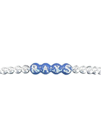 Rays Bijoux The Stretchy Silver Beaded Bracelet