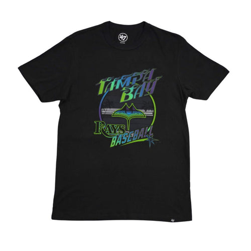 Rays Men's '47 Brand Black City Connect Tampa Bay Rays Baseball Palms T-Shirt