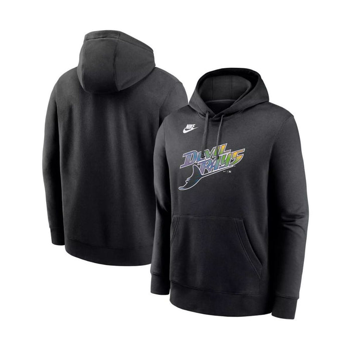 Rays Men's Nike Devil Rays Black Pullover Hoodie