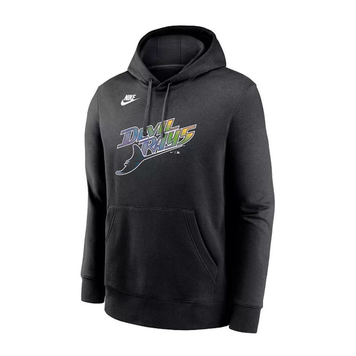 Rays Men's Nike Devil Rays Black Pullover Hoodie