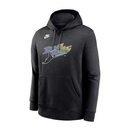 Rays Men's Nike Devil Rays Black Pullover Hoodie