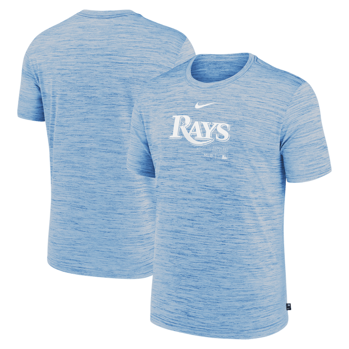 Rays Men's Nike Light Blue 2024 Authentic Collection Practice Dri Fit T-Shirt - The Bay Republic | Team Store of the Tampa Bay Rays & Rowdies