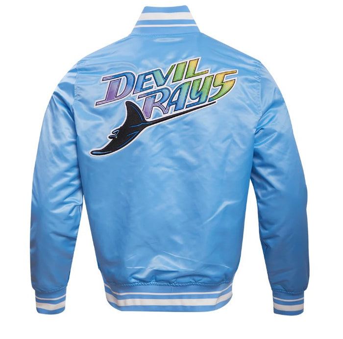 Rays Men's Pro Standard Light Blue Devil Rays Satin Jacket