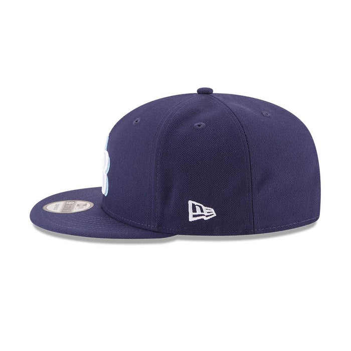 RAYS NAVY MEN'S NEW ERA 9FIFTY SNAPBACK HAT - The Bay Republic | Team Store of the Tampa Bay Rays & Rowdies