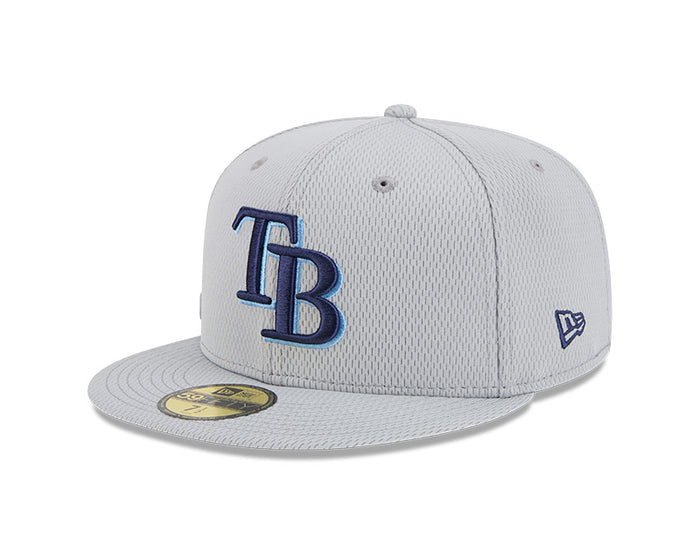 Rays New Era Gray 2025 TB Clubhouse 59Fifty Fitted Hat