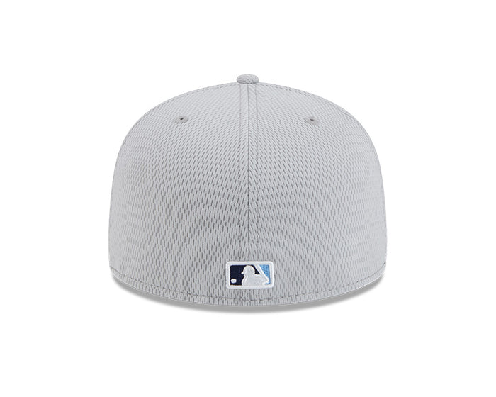 Rays New Era Gray 2025 TB Clubhouse 59Fifty Fitted Hat