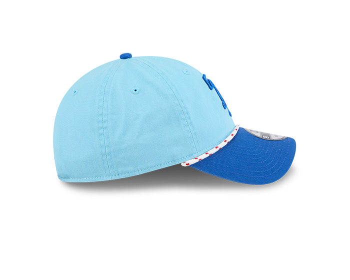 Rays New Era Light Blue 2025 Fourth of July 9Twenty Adjustable Hat