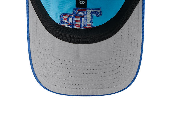 Rays New Era Light Blue 2025 Fourth of July 9Twenty Adjustable Hat