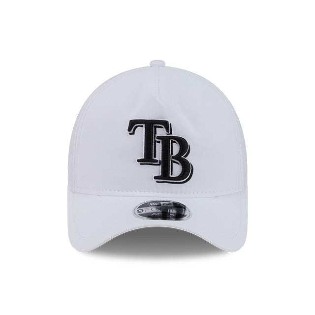 Rays New Era White TB 9Forty Apex Adjustable Hat
