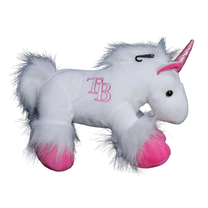 RAYS WHITE TB UNICORN PLUSH - The Bay Republic | Team Store of the Tampa Bay Rays & Rowdies