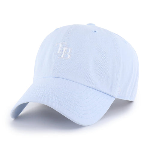 Rays Women's '47 Brand Light Blue TB Base Runner Ballpark Clean Up Adjustable Hat