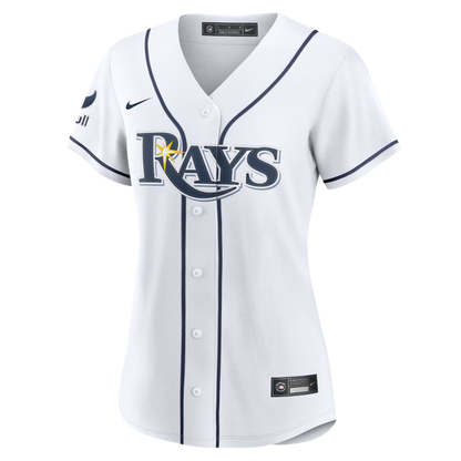Rays Women's Nike Home White Replica Jersey