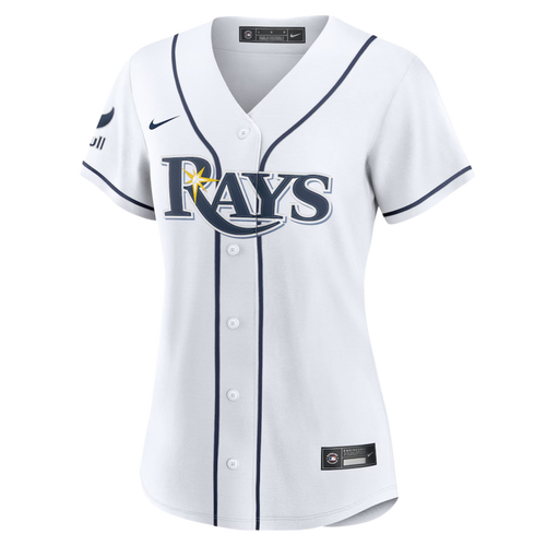 Rays Women's Nike Home White Replica Jersey