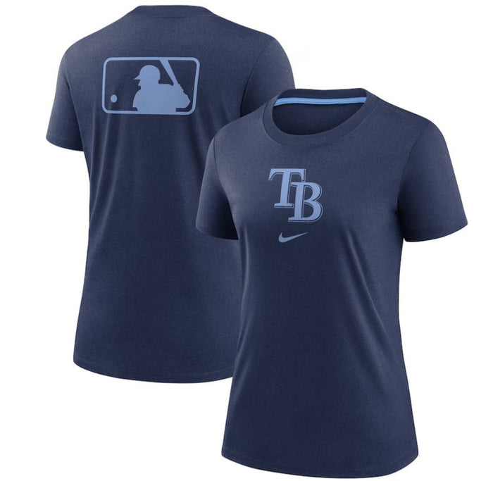 Rays Women's Nike Navy Authentic Collection Early Work TB Batterman T-Shirt