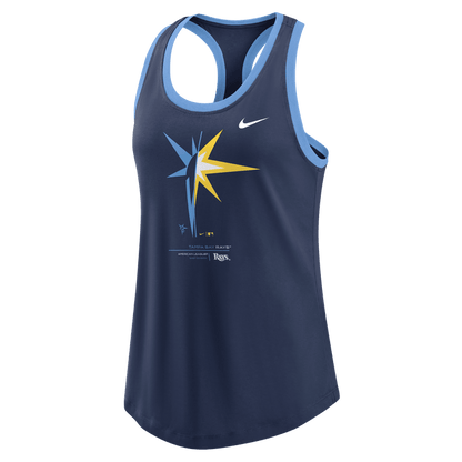 RAYS WOMEN'S NAVY TECH TEAM NIKE TANK - The Bay Republic | Team Store of the Tampa Bay Rays & Rowdies