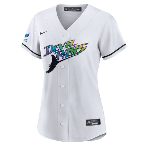 Rays Women's Nike White Devil Rays Replica Jersey