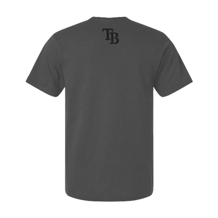 Rays Youth Baseballism Gray TB Eye Black T-Shirt