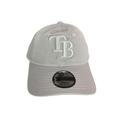Rays Youth New Era Gray Color Pack 9Twenty Adjustable Hat