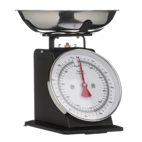 Retro Kitchen Scale 5KG - Black - Modern Home Interiors