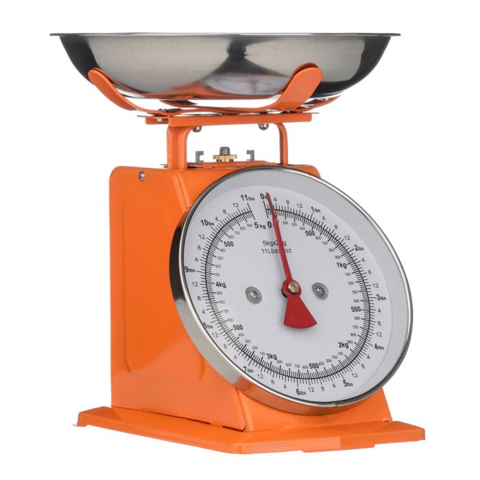 Retro Kitchen Scale 5KG - Orange - Modern Home Interiors