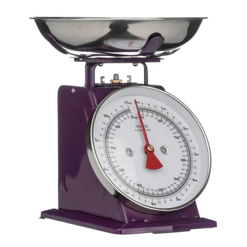 Retro Kitchen Scale 5KG - Purple - Modern Home Interiors