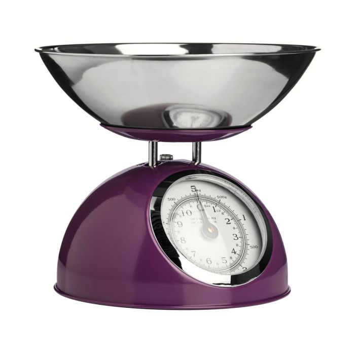 Round Half Circle Design Kitchen Scale 5KG - Purple - Modern Home Interiors