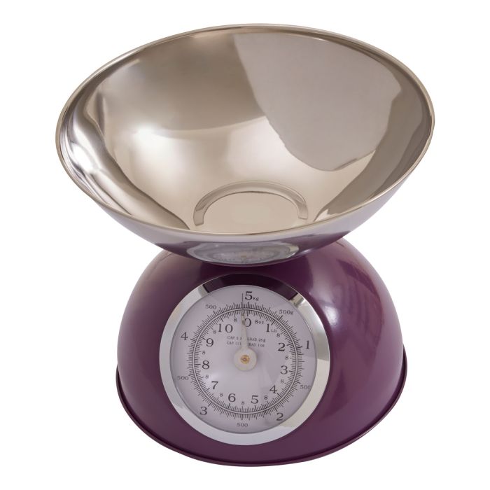 Round Half Circle Design Kitchen Scale 5KG - Purple - Modern Home Interiors