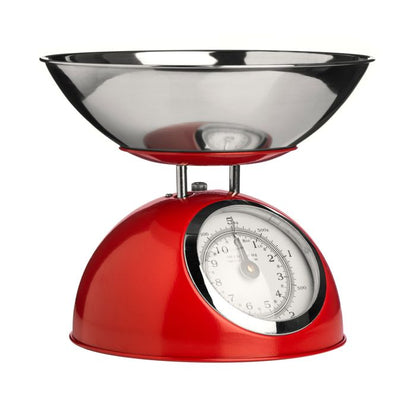 Round Half Circle Design Kitchen Scale 5KG - Red - Modern Home Interiors