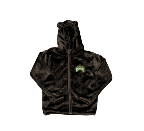 Rowdies Black Teddy Bear Jacket