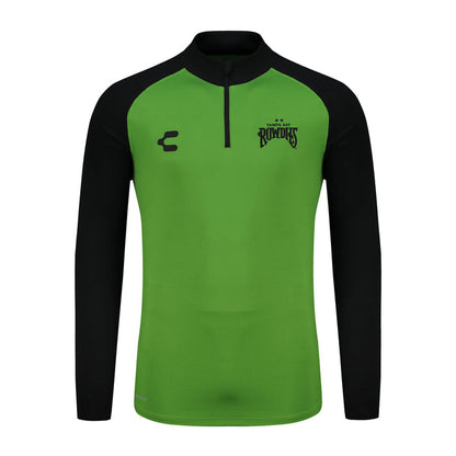 Rowdies Charly Green/Black Two Star Half Zip Pullover