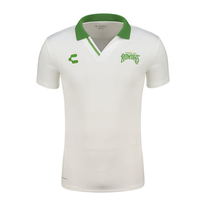 Rowdies Charly White/Green Two Star Polo