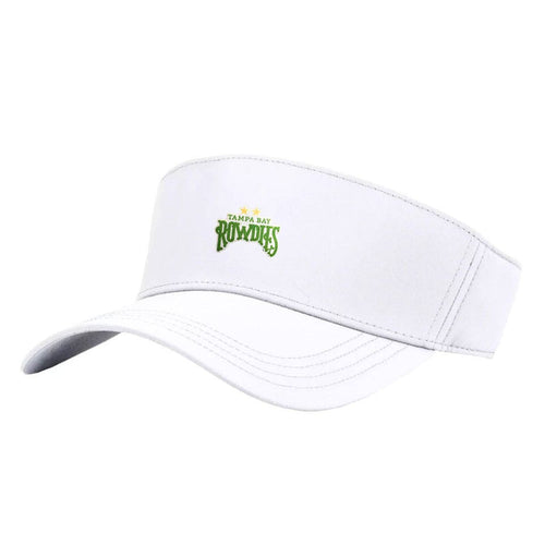Rowdies Levelwear White Profile Two Star Visor Hat