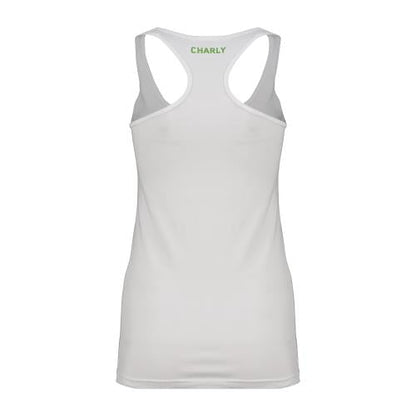 Rowdies Women's White Arch Logo Tank