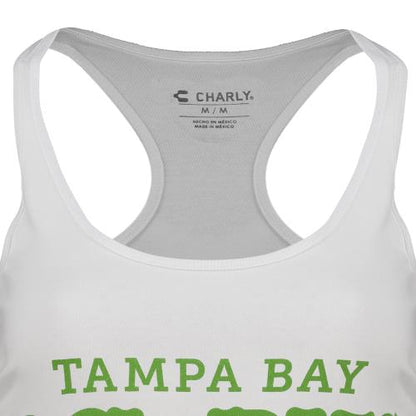 Rowdies Women's White Arch Logo Tank
