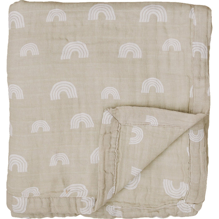 Sand Rainbow Muslin Quilt